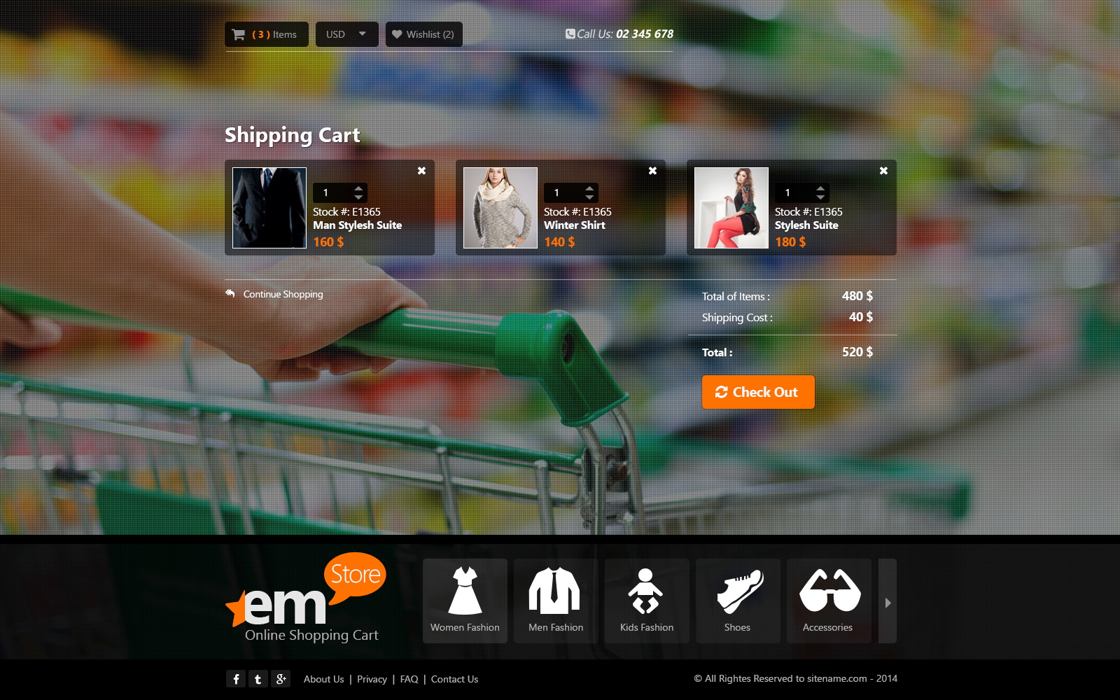 Shopping Cart Design | Cart